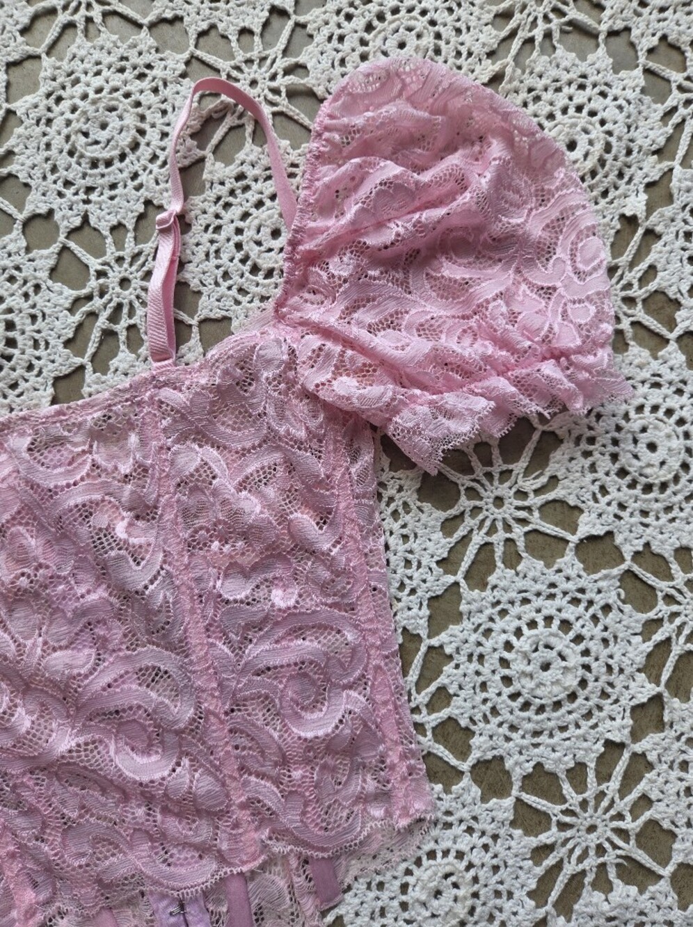 Dolls Kill Sugar Thrillz Yours Truly Lace Corset - Picture 9 of 10